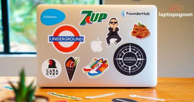 how to decorate laptop with stickers